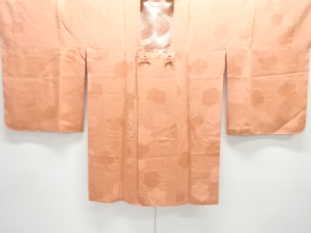 JAPANESE MICHIYUKI COAT / UNUSED / WOVEN MAPLE LEAVES
